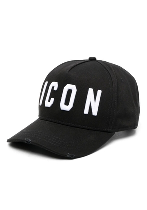 DSQUARED2 Icon embroidered-logo baseball cap - Black