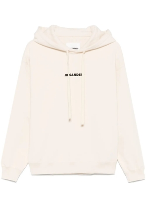 Jil Sander logo-print hoodie - Neutrals