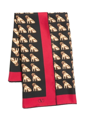 Valentino Garavani Petit Charles scarf - Black