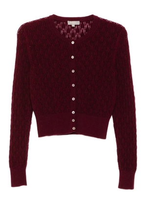 N.Peal cashmere cardigan - Red