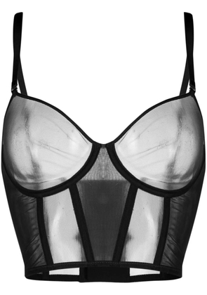 Maison Close L'Amoureuse Soutien Gorge bustier - Black