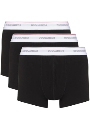 DSQUARED2 logo-waistband boxer shorts - Black