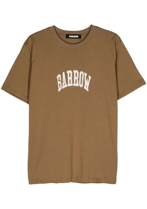 BARROW logo-print T-shirt - Brown