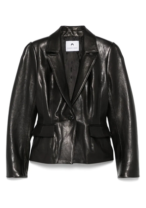 Marine Serre leather jacket - Black