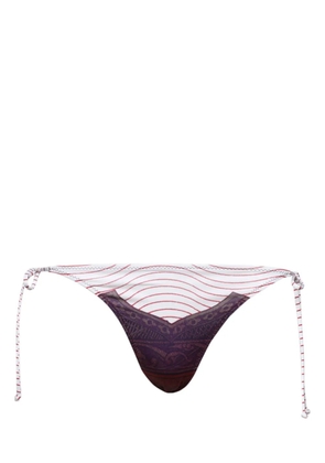 Jean Paul Gaultier Cartouche bikini bottoms - Purple