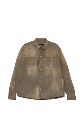 DSQUARED2 chest-pocket shirt - Green