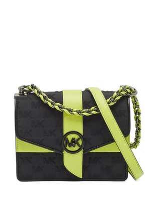Michael Kors Vintage small Greenwich logo shoulder bag - Black