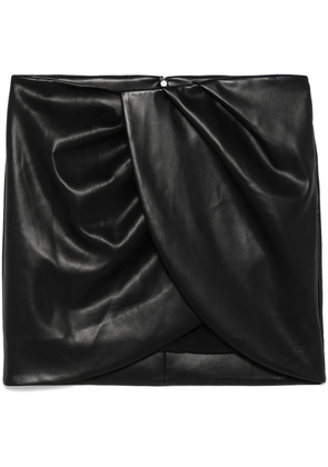 ROTATE BIRGER CHRISTENSEN draped mini skirt - Black