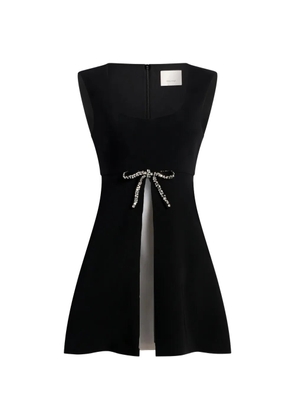 Cinq A Sept jo bow sleeveless dress - Black