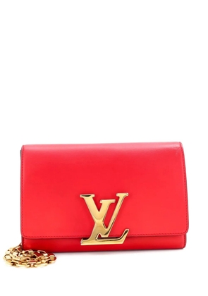 Louis Vuitton Pre-Owned Chain Louise Leather GM clutch bag - Red