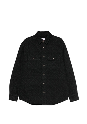 Casablanca monogram denim shirt - Black