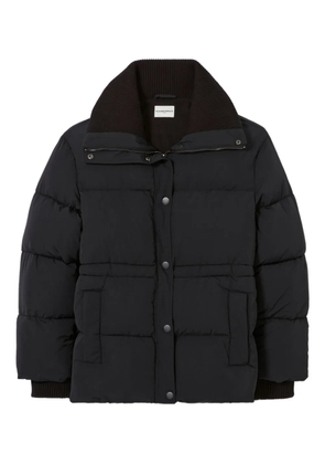 Claudie Pierlot ribbed-collar puffer jacket - Black