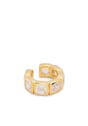 Tom Wood 9kt yellow gold Cushion Zirconia ear cuff