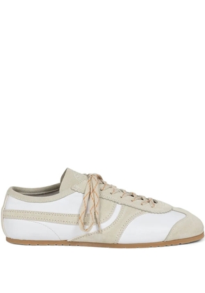 DRIES VAN NOTEN suede-panel sneakers - Neutrals
