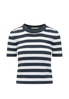 Michael Michael Kors striped crew-neck T-shirt - Blue