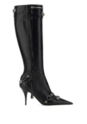 Balenciaga 90mm Cagole leather boots - Black