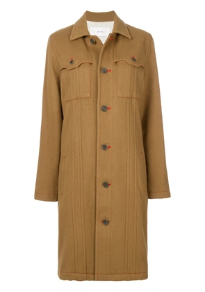 Julien David pocket detail coat - Brown