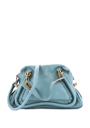 Chloé Pre-Owned Paraty Top Handle Bag Leather Medium satchel - Blue