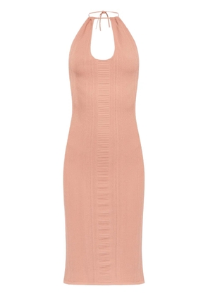 DSQUARED2 cut-out detailing midi dress - Pink