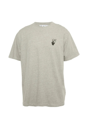 Off-White Pre-Owned faded logo-motif T-shirt - Grey