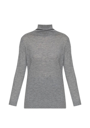Lisa Yang roll-neck knitted top - Grey
