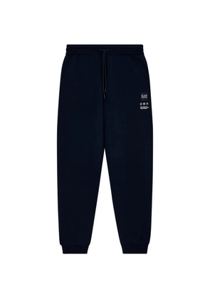 Ea7 Emporio Armani logo-detail track pants - Blue
