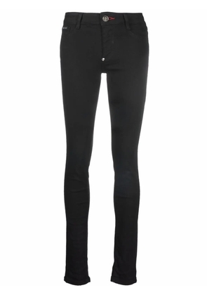 Philipp Plein high-rise skinny jeggings - Black
