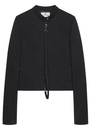 Courrèges zip-strap jacket - Black