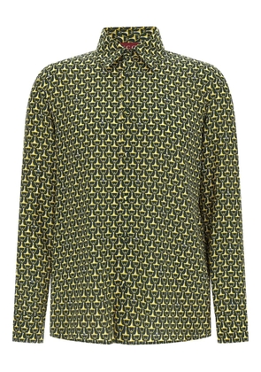 Gucci Horsebit-print shirt - Yellow