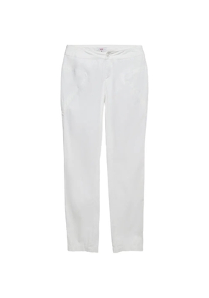 Versace Pre-Owned stretch-cotton pants - White