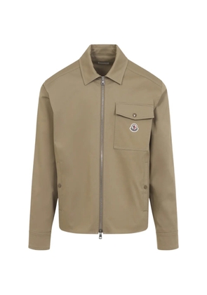 Moncler zip-up shirt - Neutrals
