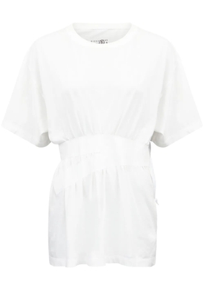 MM6 Maison Margiela tape-embellished T-shirt - White