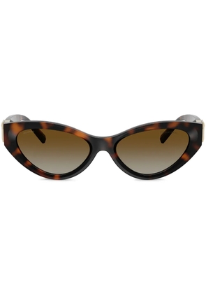 Tiffany & Co Eyewear geometric-frame sunglasses - Brown