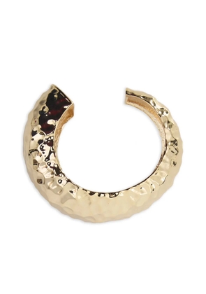 Self-Portrait hammered bracelet - Gold