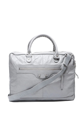 Balenciaga Pre-Owned 2010s leather messenger bag - Grey