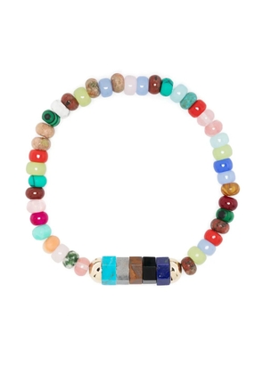 LUIS MORAIS 14kt yellow gold gemstone bead bracelet