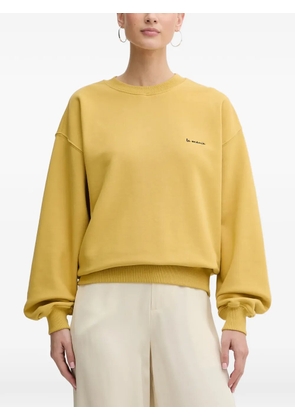 La Mania Kiana embroidered sweatshirt - Yellow