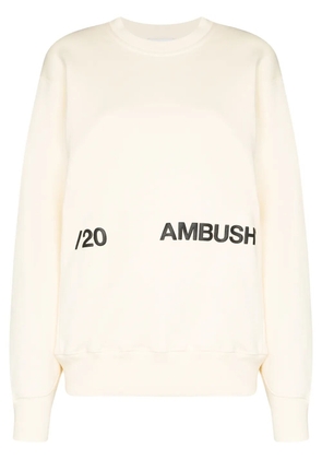 AMBUSH logo-print sweatshirt - White