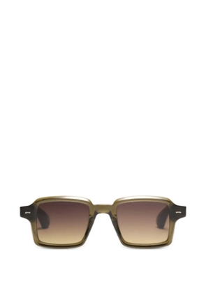 Peter And May Saguaro square-frame sunglasses - Green