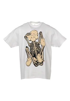 KAWS skeleton-print T-shirt - White