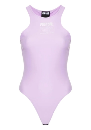 Versace Jeans Couture Warrant Logo bodysuit - Purple