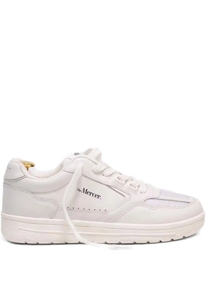 The Mercer Brand mesh-panelling sneakers - White