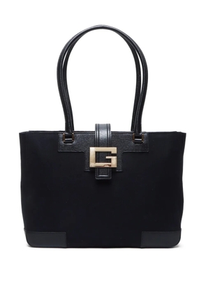 Gucci Pre-Owned 1990-2010s logo-plaque tote bag - Black