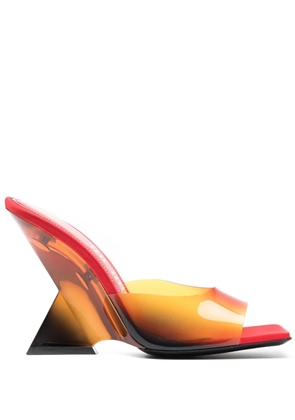 The Attico 105mm Cheope sandals - Red