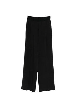 ERMANNO FIRENZE logo-waistband trousers - Black