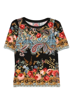 Johnny Was Janie Favorite T-shirt - Black