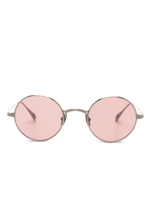 Garrett Leight round-frame sunglasses - Pink