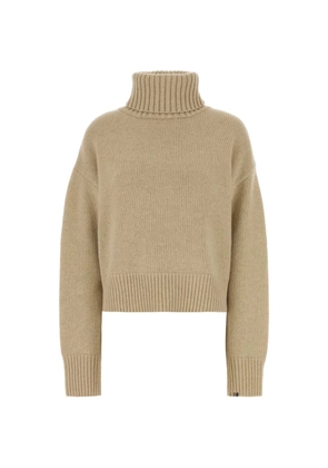 extreme cashmere roll-neck cashmere sweater - Neutrals