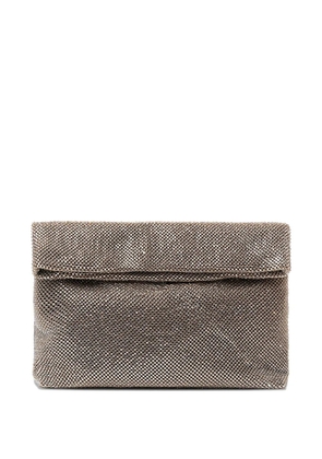 TWENTY FOURHAITCH Dunham Pewter maxi clutch bag - Neutrals