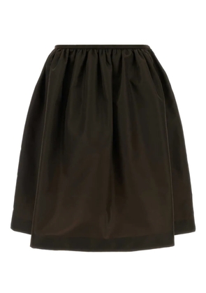 Miu Miu zip-up midi skirt - Brown